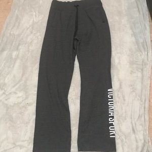 dark gray victoria sport sweatpants